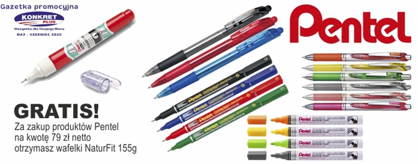 Promocja artykułów piśmienniczych Pentel 