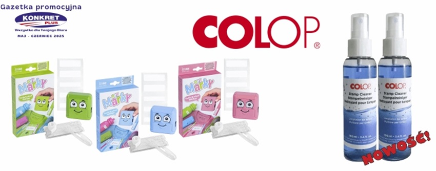 Promocja płynu i pieczątek Colop 